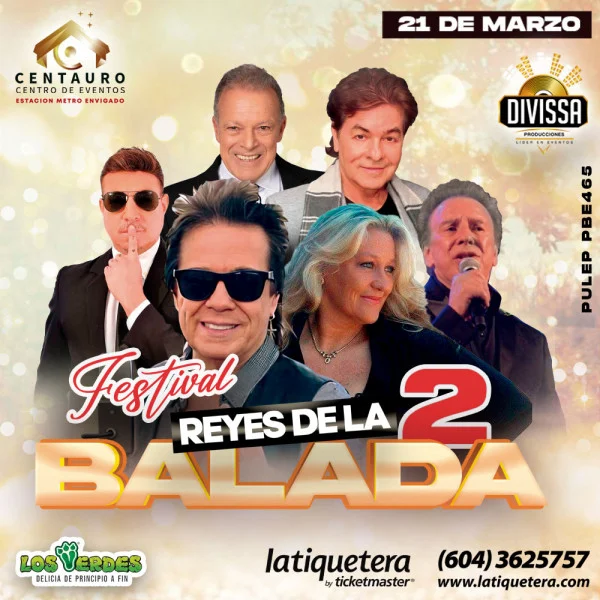 Festival reyes de la balada 2 en Envigado