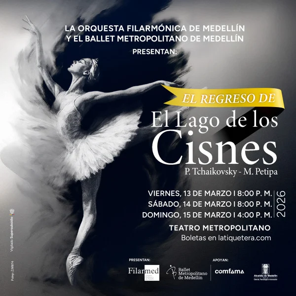 El Lago de los Cisnes en Medellín