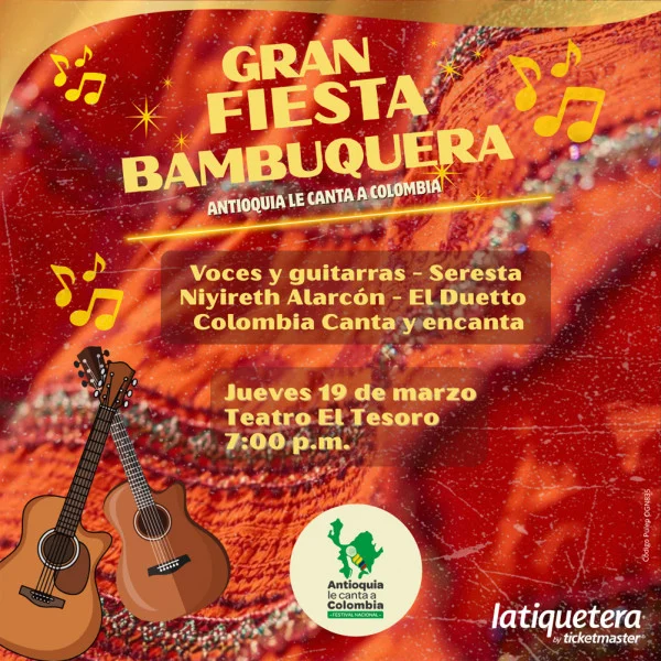 Gran fiesta Bambuquera en Medellín