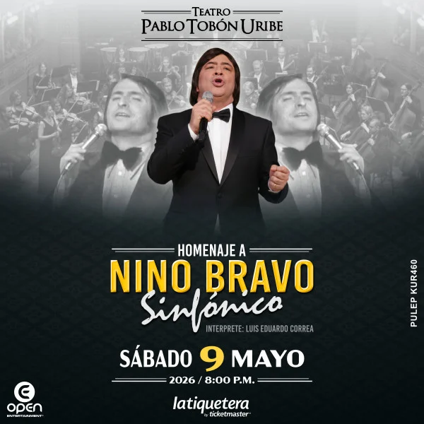 Homenaje NINO BRAVO Sinfónico en Medellín
