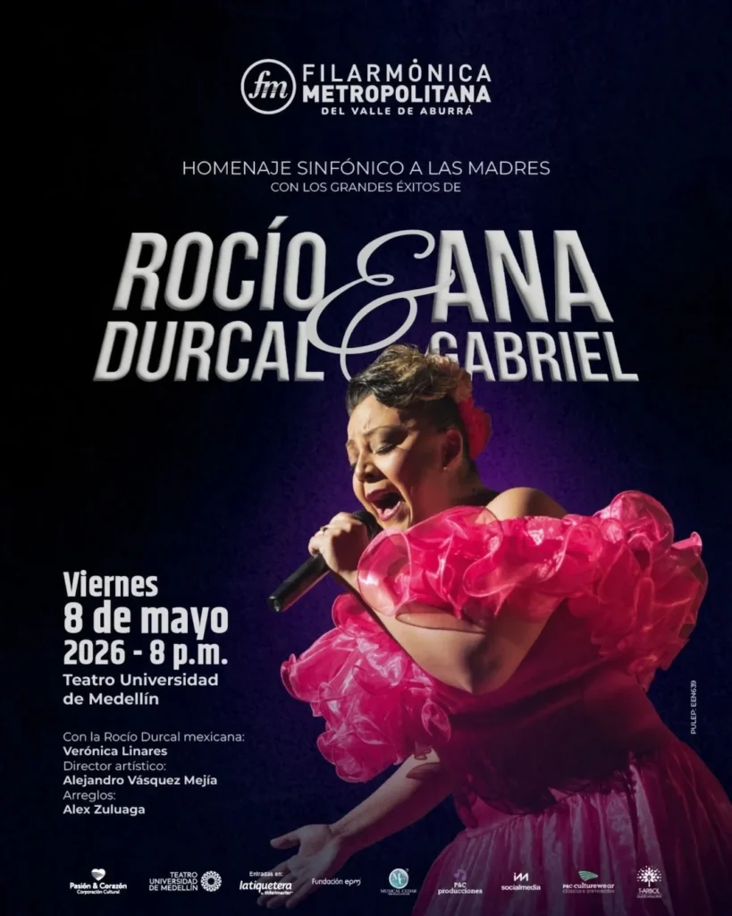 Homenaje sinfónico a las madres: Rocío Durcal y Ana Gabriel en Medellín