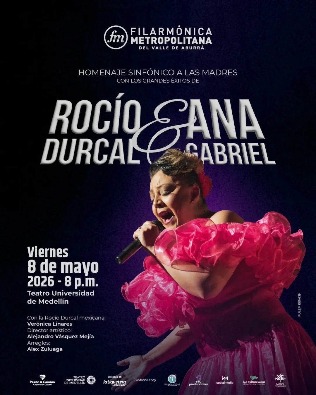 Homenaje sinfónico a las madres: Rocío Durcal y Ana Gabriel en Medellín